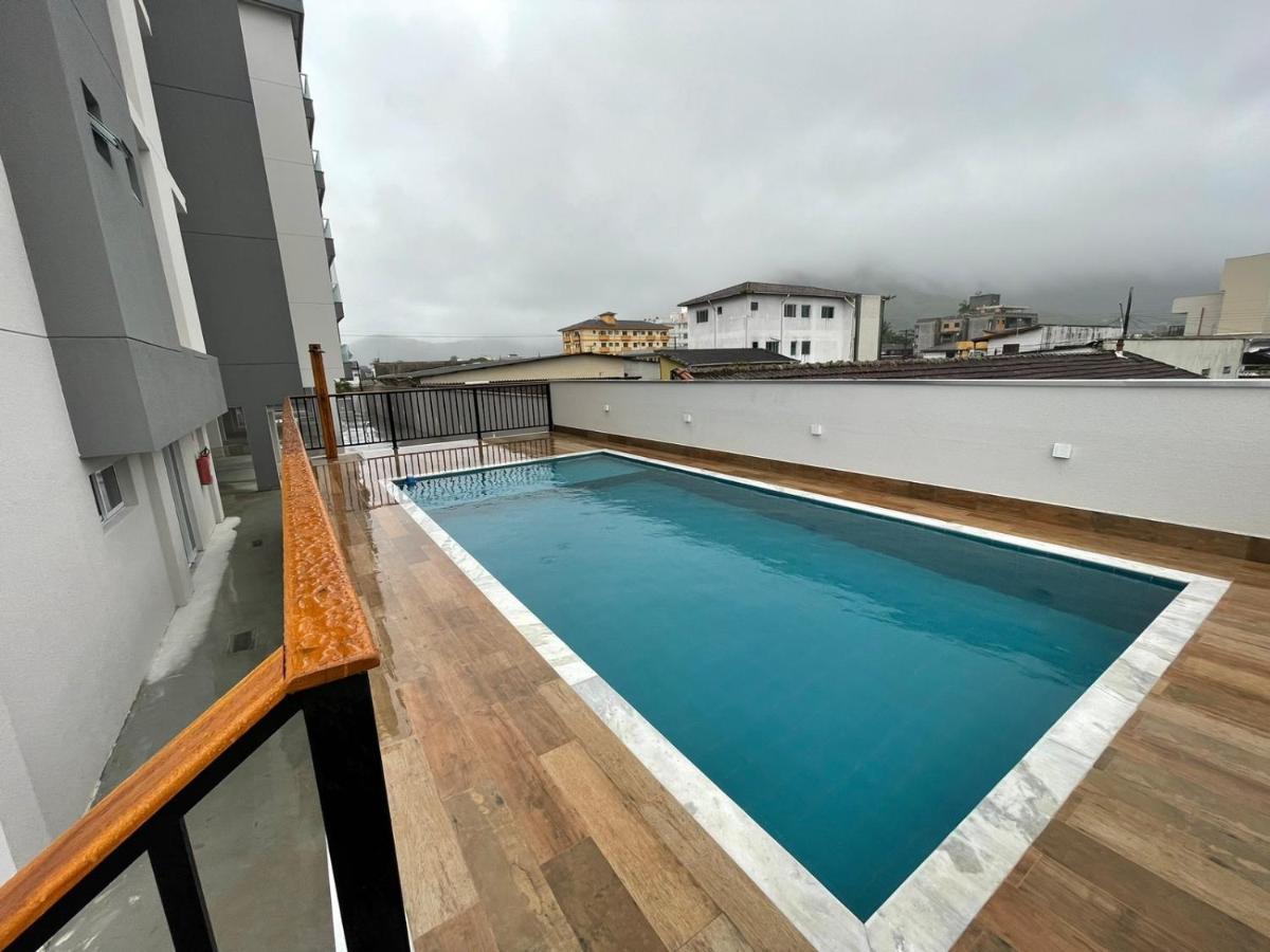 Apartamento Com Piscina No Centro Ubatuba Exterior foto